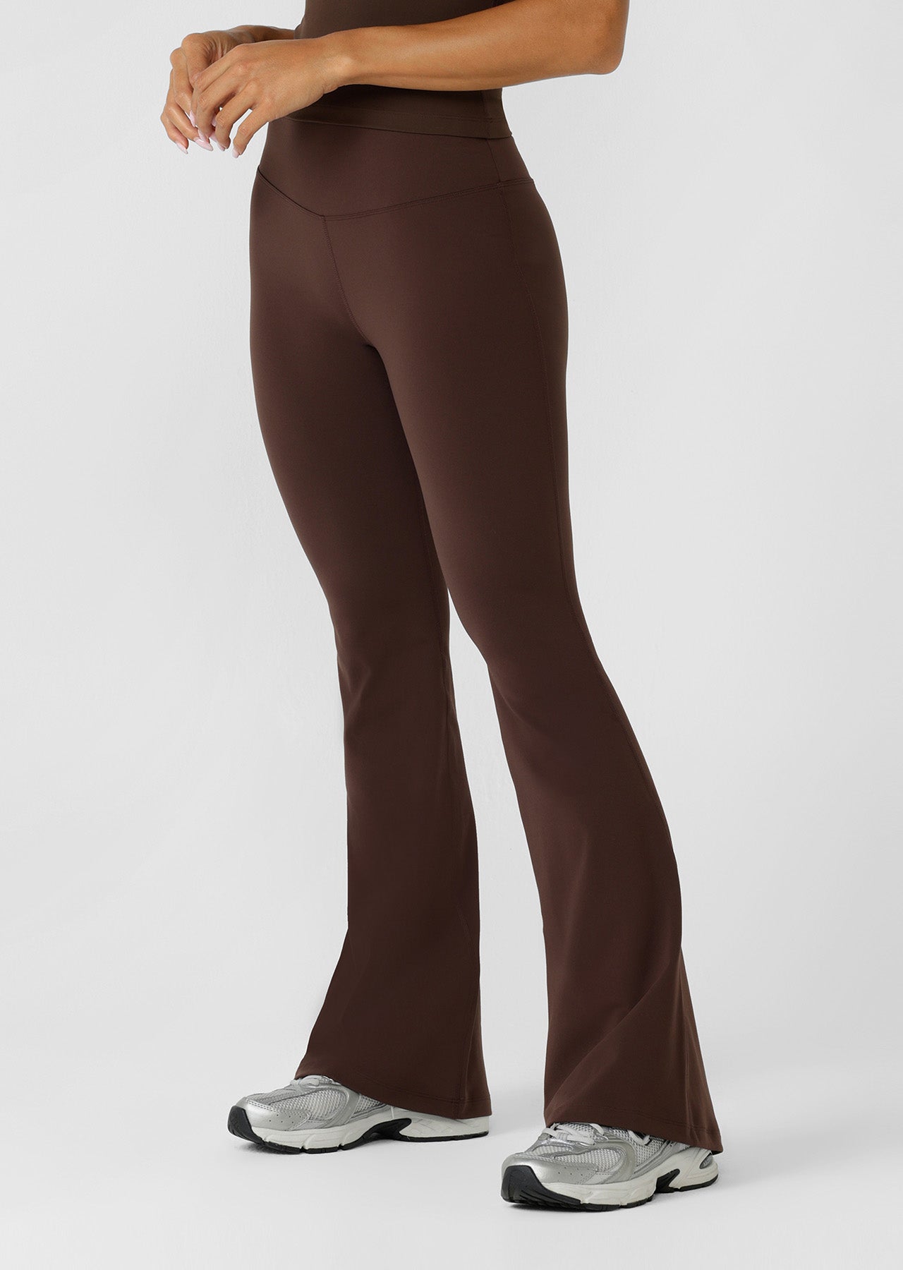Lotus Flared Leggings - Espresso