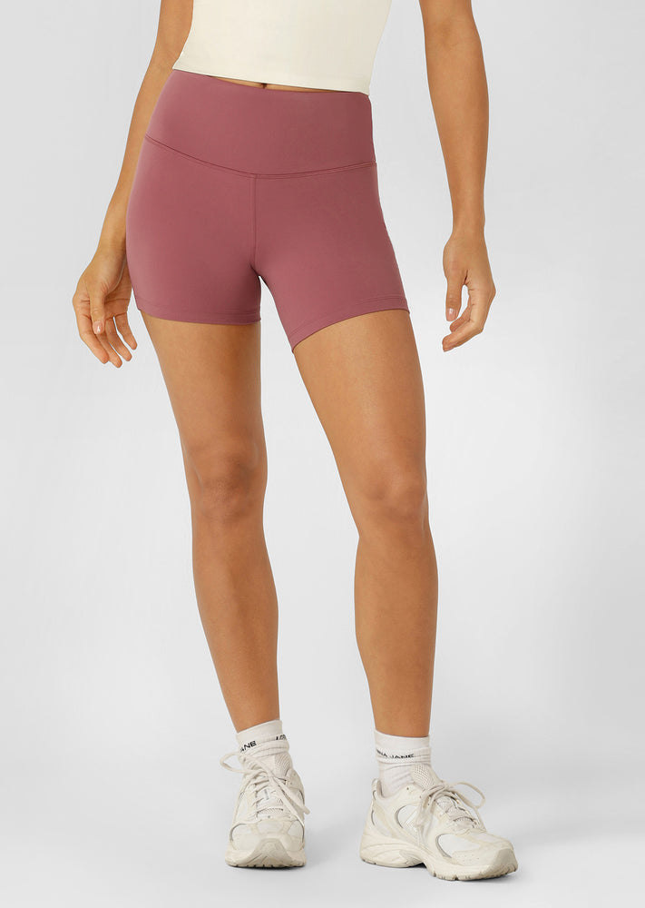 Lotus No Chafe Phone Pocket 12cm Bike Shorts -  Renaissance Rose - Catani Clothing