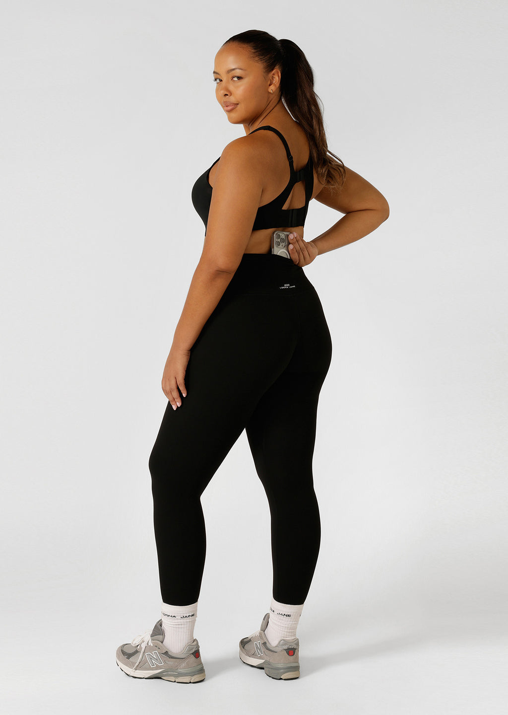 Lorna Jane Liberty Ankle Biter Leggings - Black (view 3)