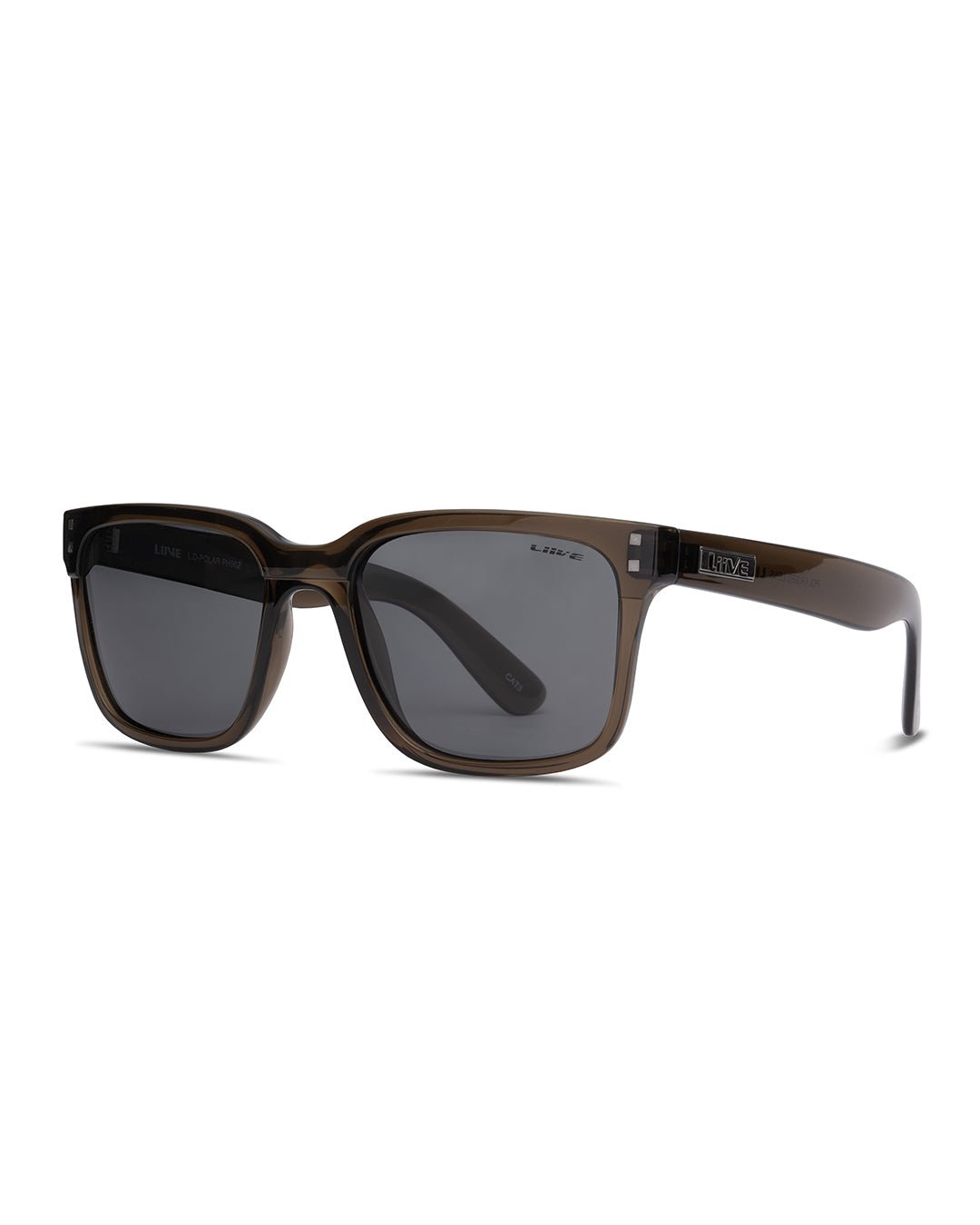 Liive L.D polarised sunglasses in matt army green