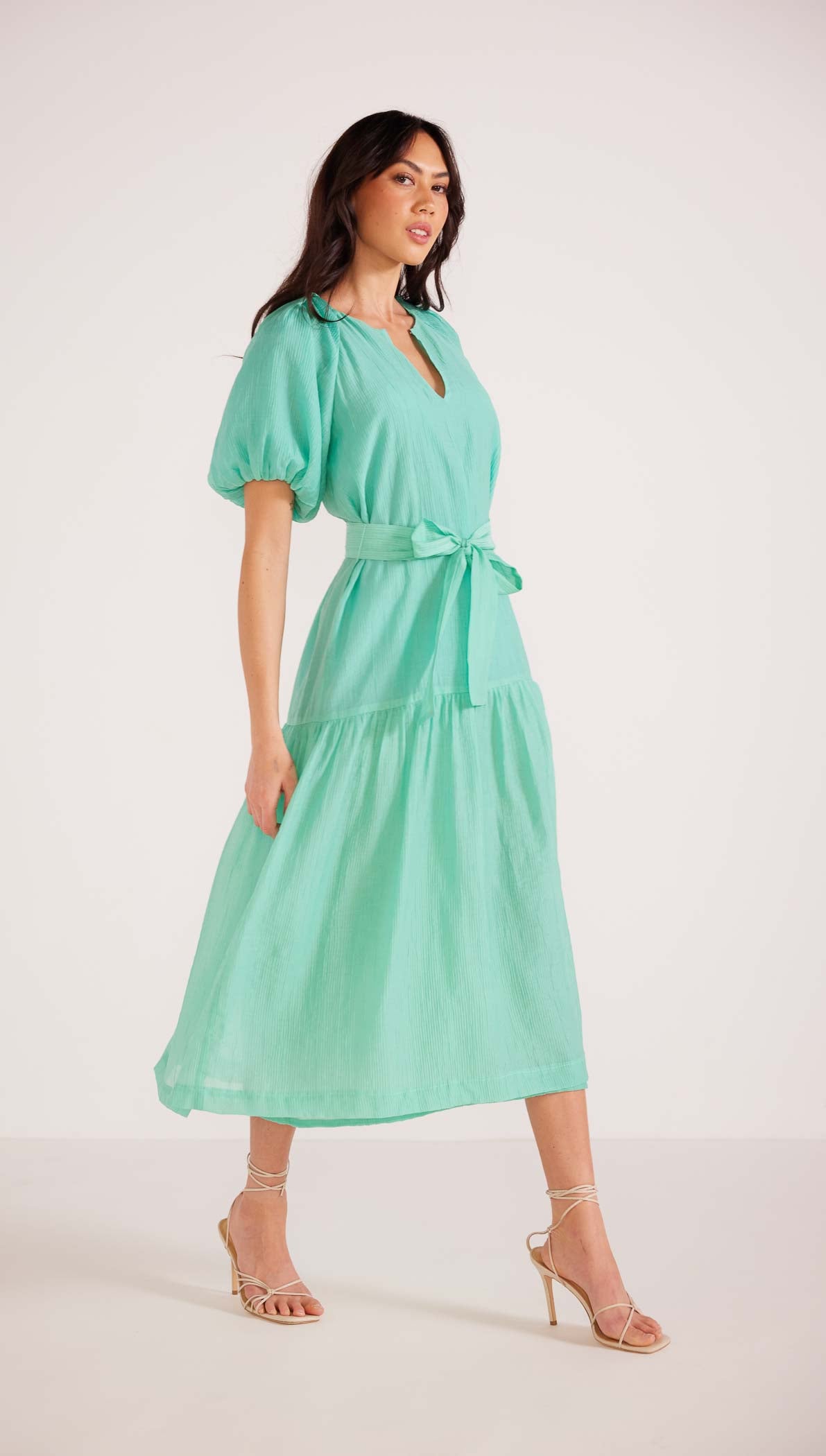 Mink Pink Lucie Midaxi Dress - Mint (view 3)