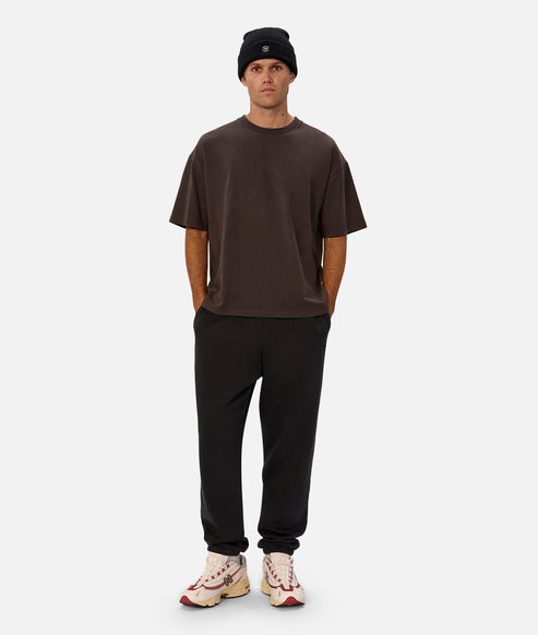 The New Del Sur Washed Trackpant - OD Black Acid