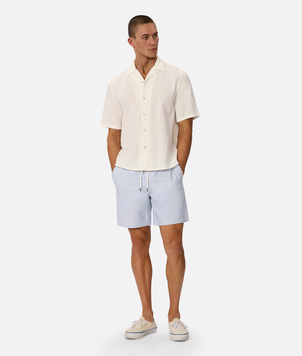 The Montecito Short - Chambray White