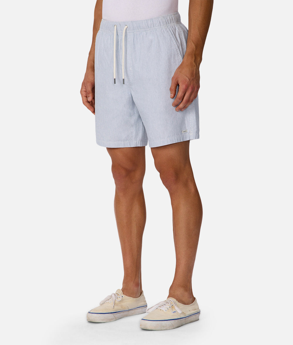 The Montecito Short - Chambray White