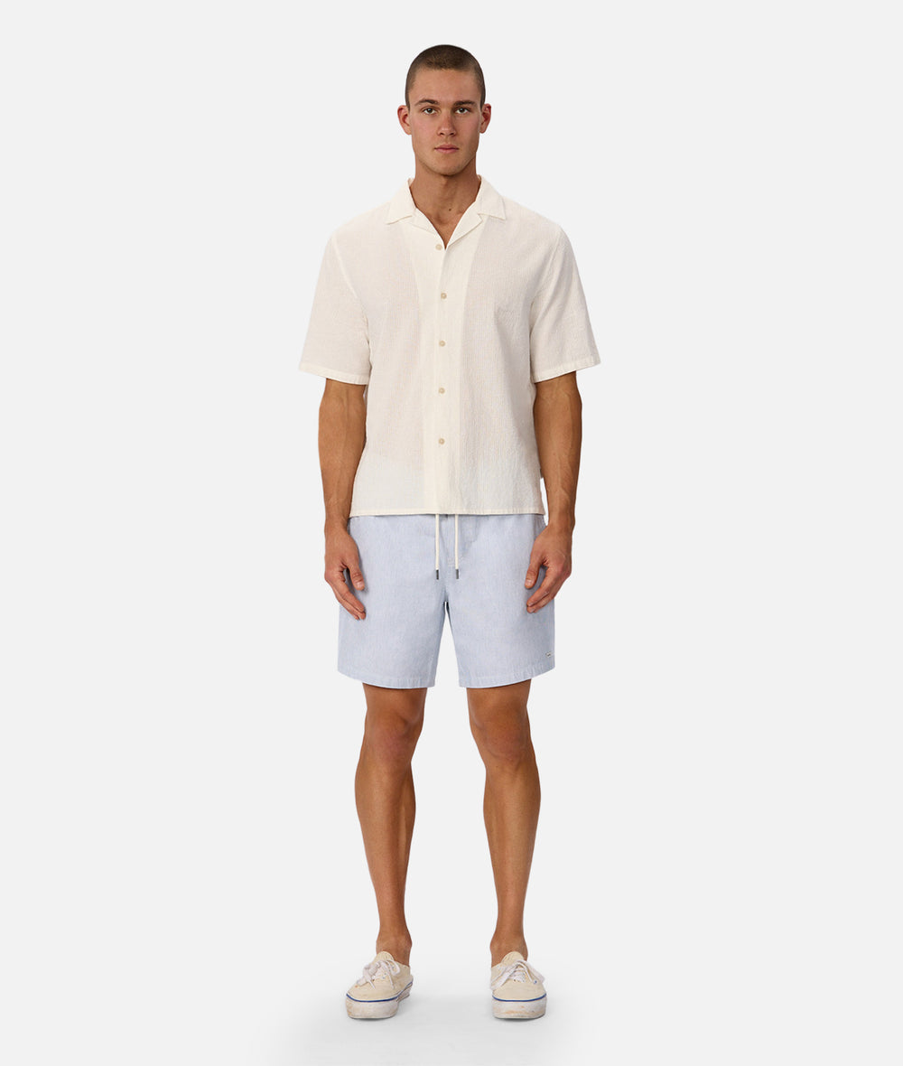 The Montecito Short - Chambray White