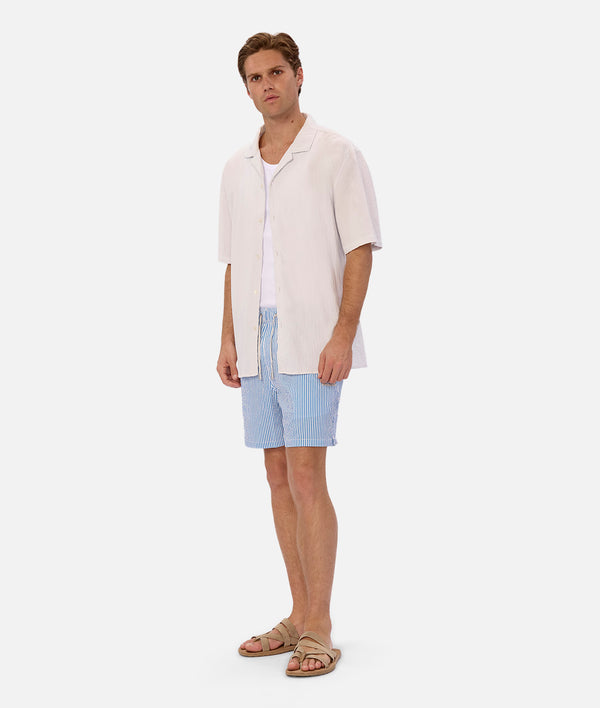 The Coressia Swim Trunk - Royal White