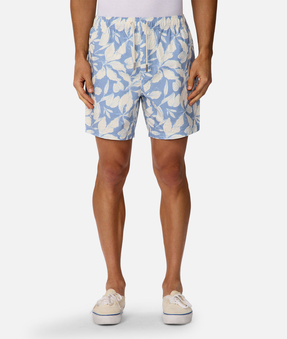 The Solinas Swim Short - Blue / Vanilla