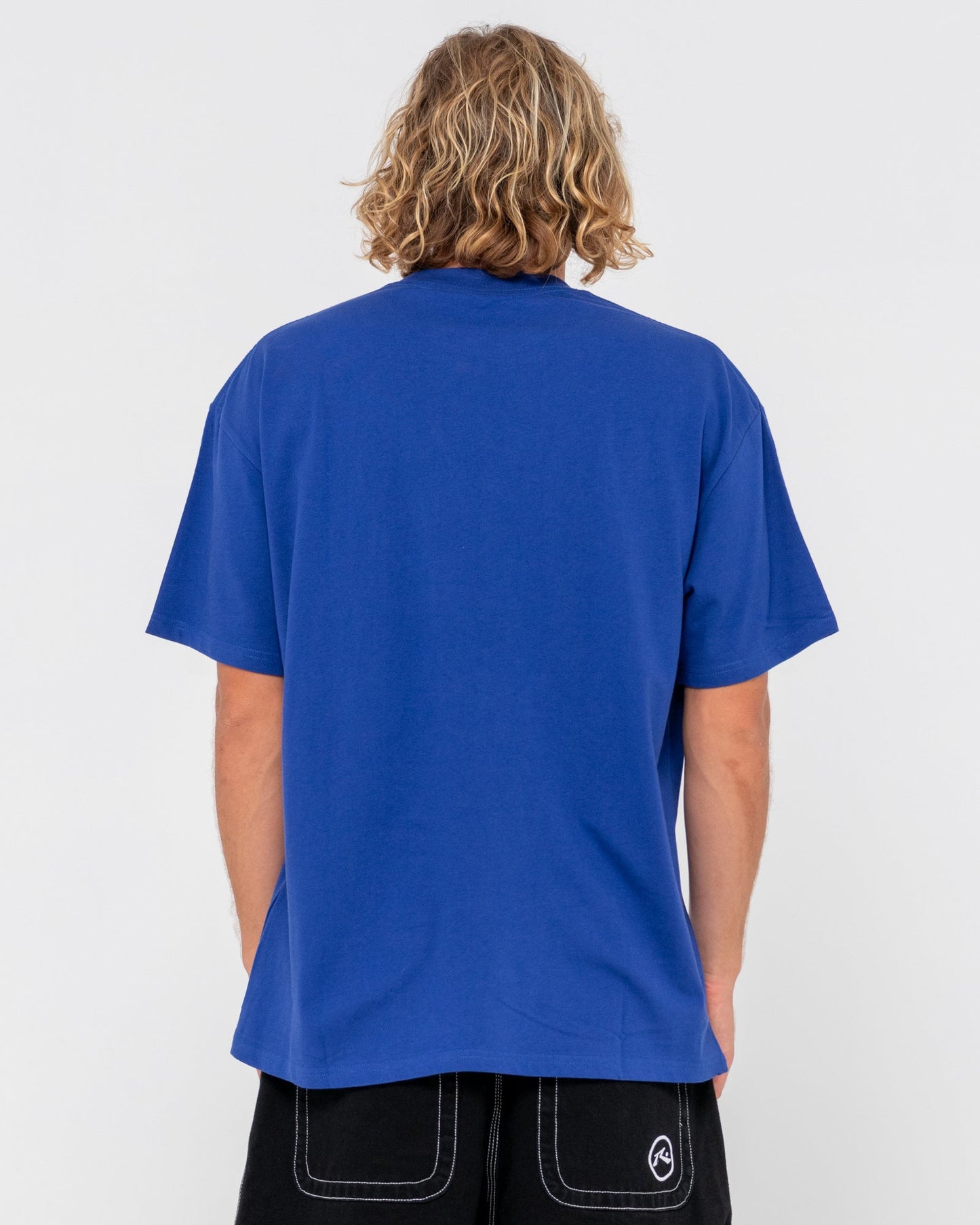 Tidal Kombat Twice Oversized SS Tee - Delft Blue