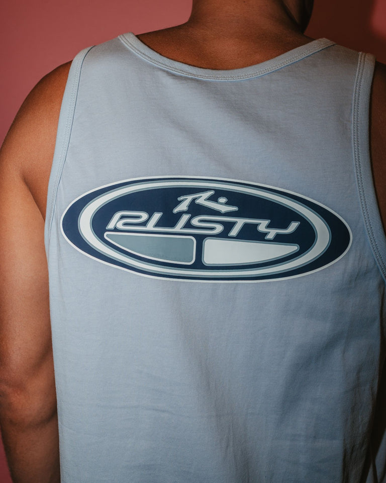 Rusty Faden Tank - Smoke Blue (view 6)