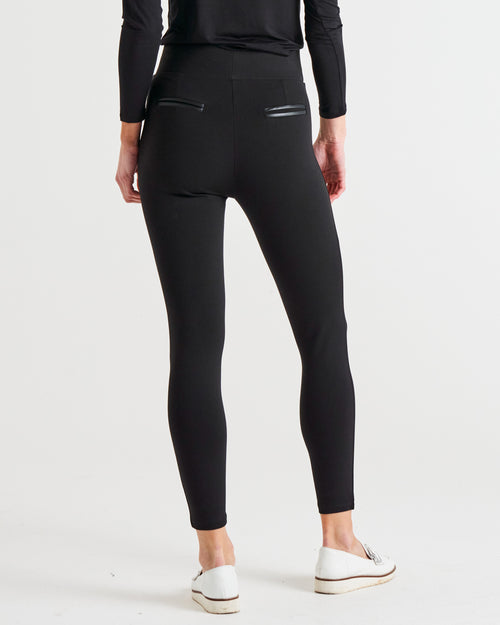Betty Basics Gwen Ponte Legging – Black (view 6)