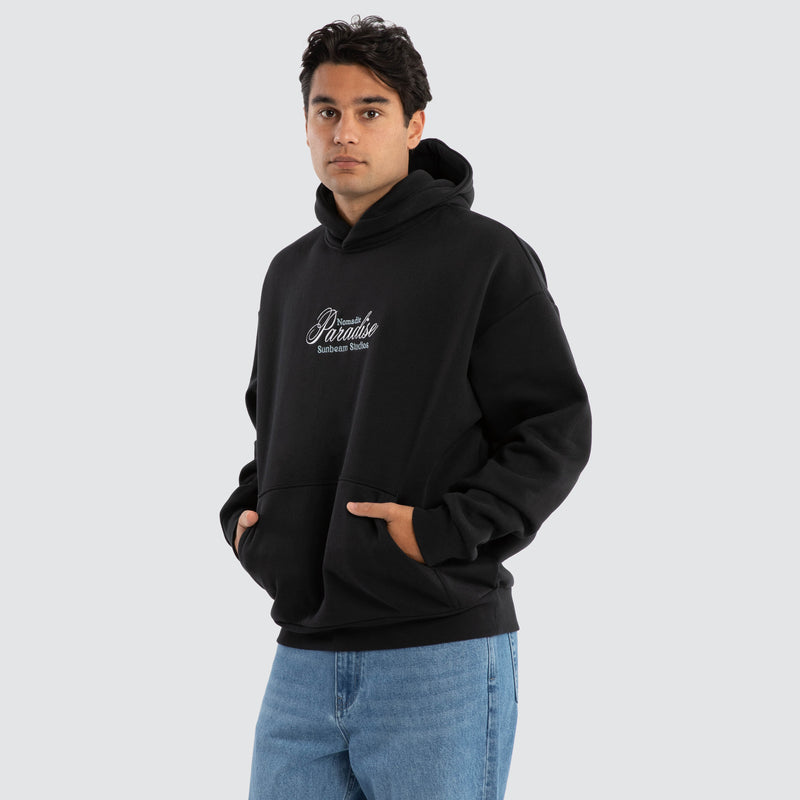 Sunbeam Oversized Hoodie - Anthracite Black