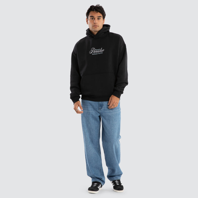 Sunbeam Oversized Hoodie - Anthracite Black