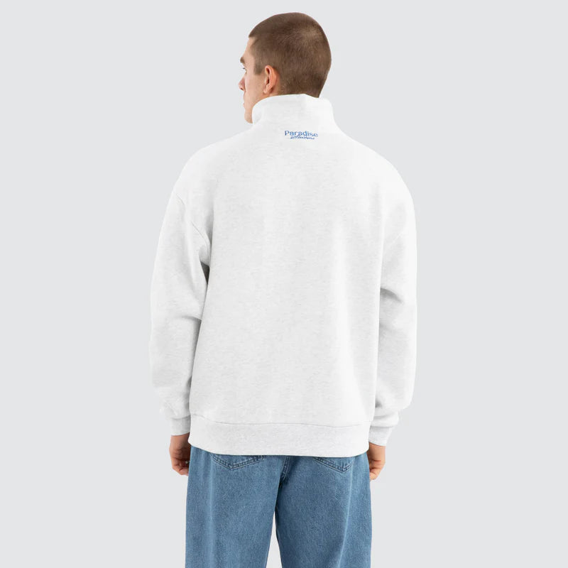 Nomadic Sunbathe 1/4 Zip Sweater - Snow Marle (view 3)