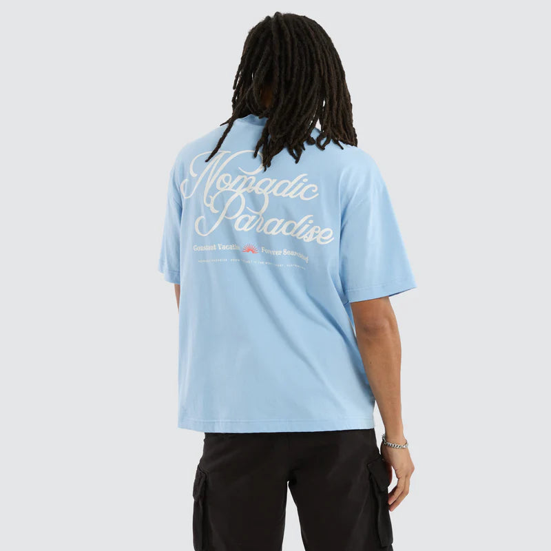 Rowboat Street Tee - Powder Blue