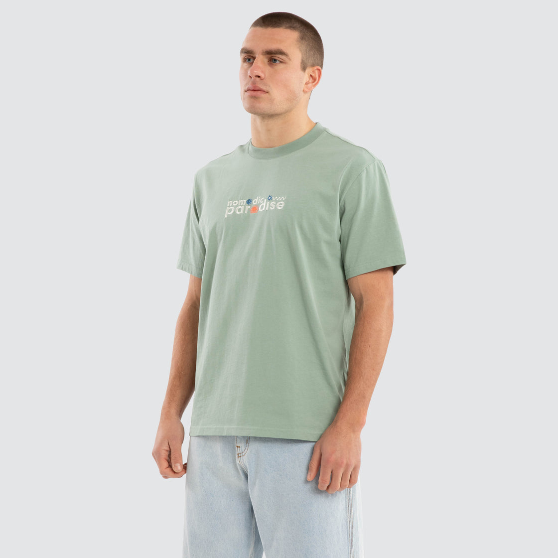 Nomadic Eucalyptus Classic Tee - Iceberg Green (view 5)