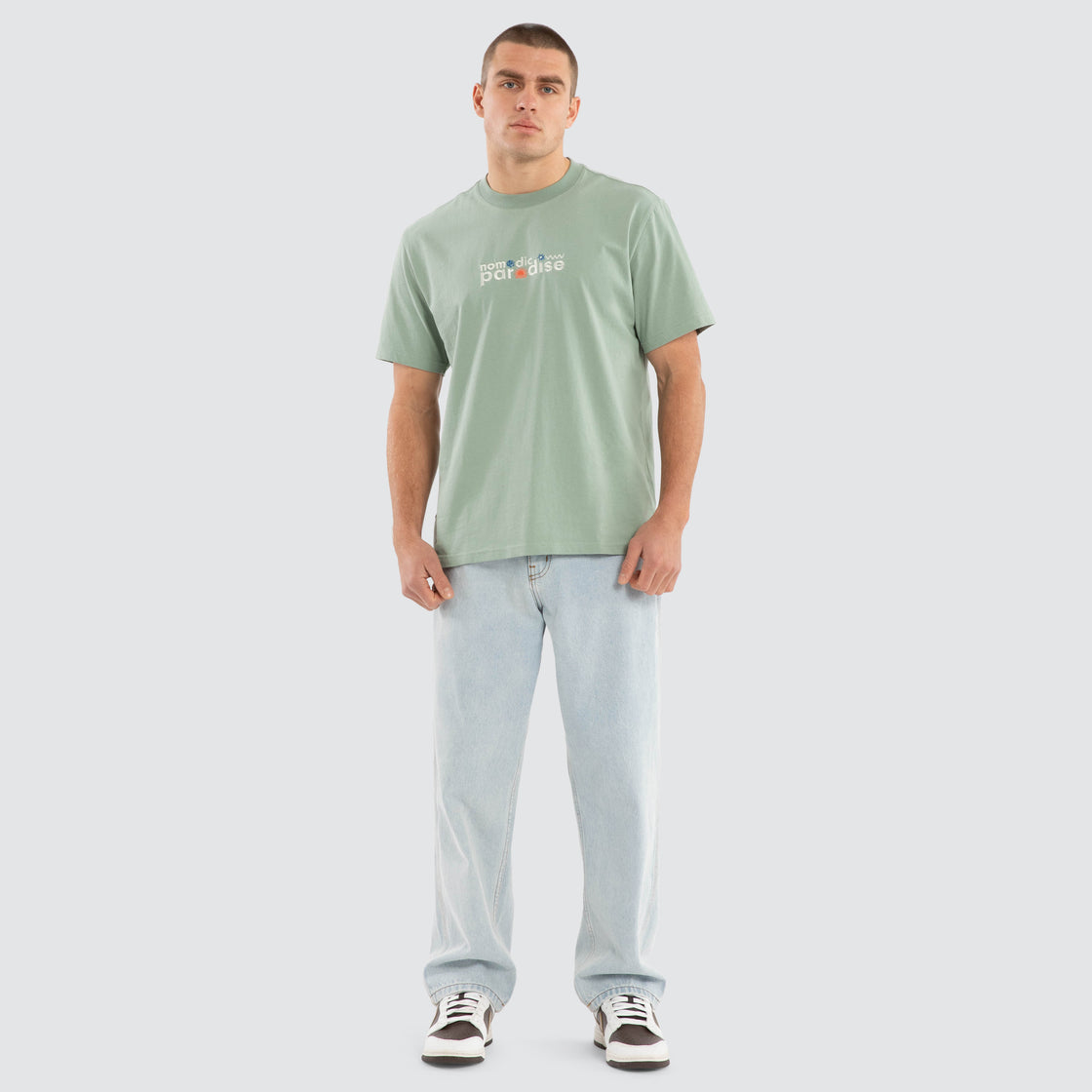 Nomadic Eucalyptus Classic Tee - Iceberg Green (view 3)
