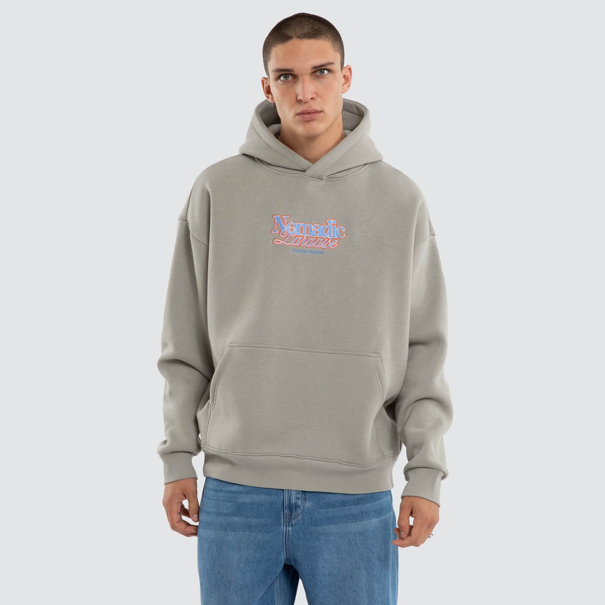 Nomadic Unwind Oversized Hoodie Wild Dove front