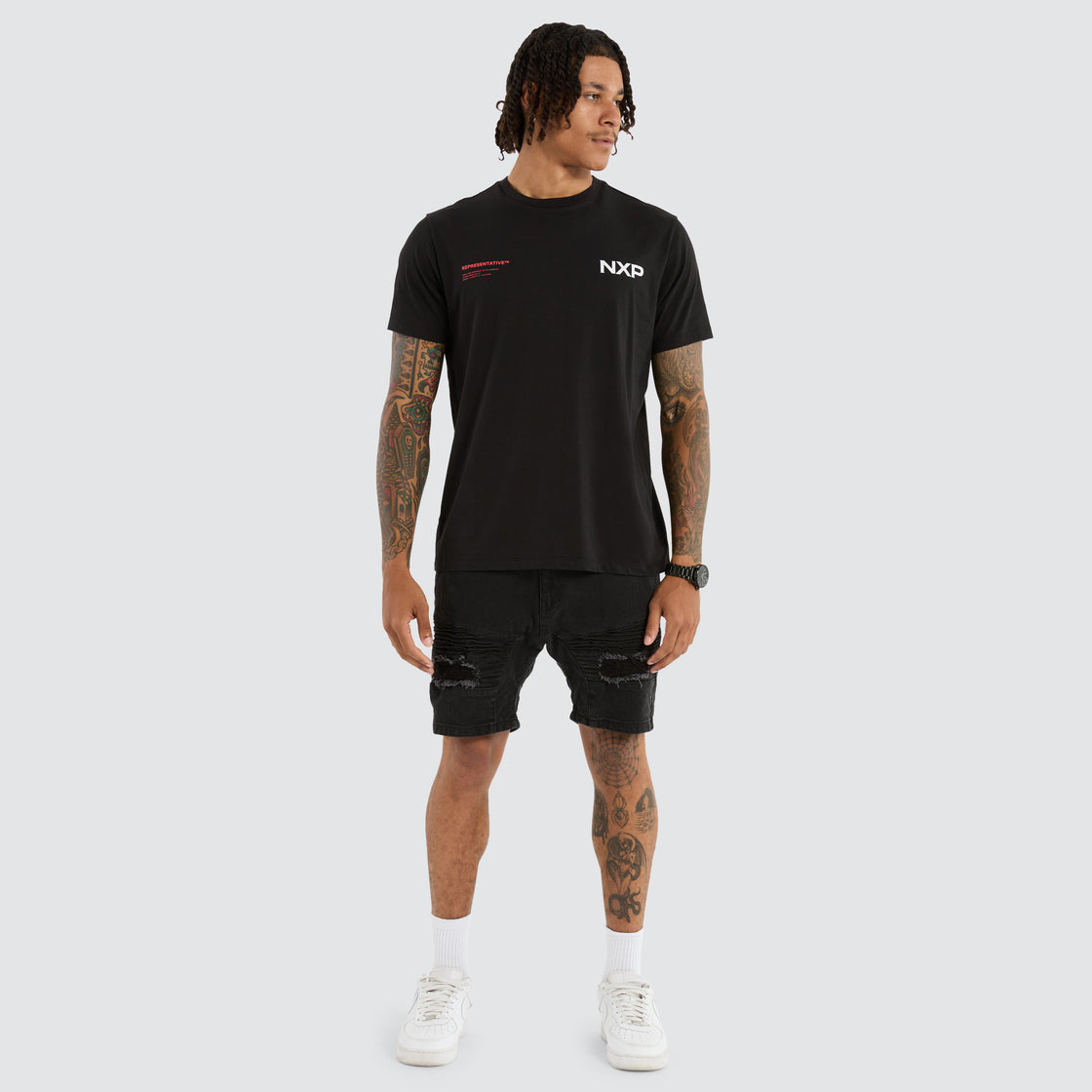 Brace Standard Tee - Jet Black