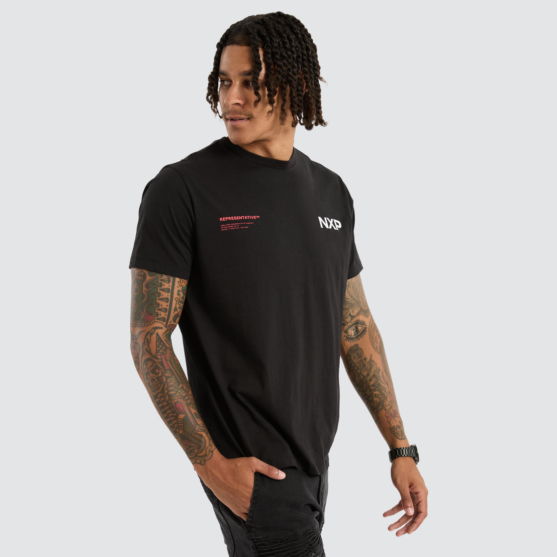 Brace Standard Tee - Jet Black
