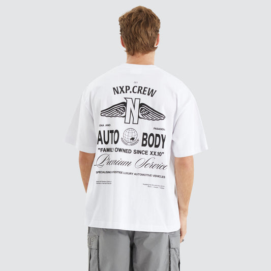 Steed Street Tee - Optical White
