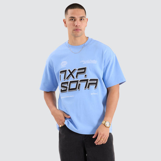 Lasso Loopback Raptor Tee - Vista Blue