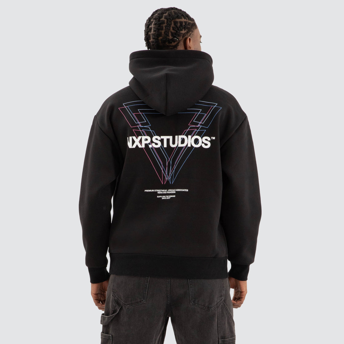 Dagger Relaxed Hoodie - Jet Black