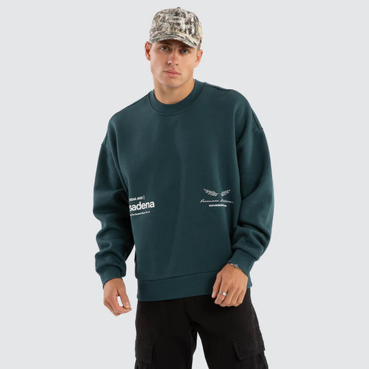 Lectern Box Fit Sweater - Sea Moss