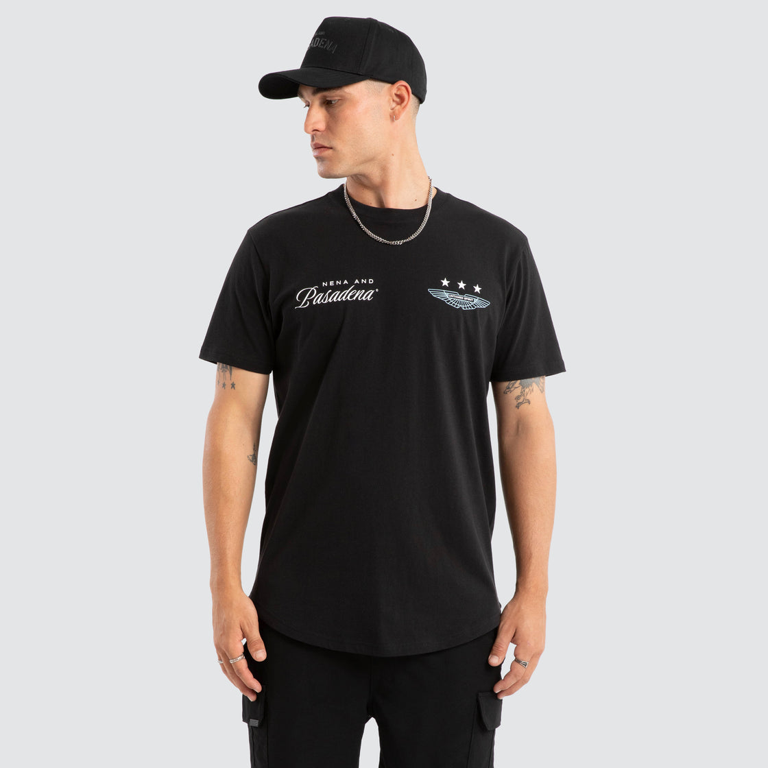 NXP Pledge Dual Curved Tee - Jet Black (view 3)