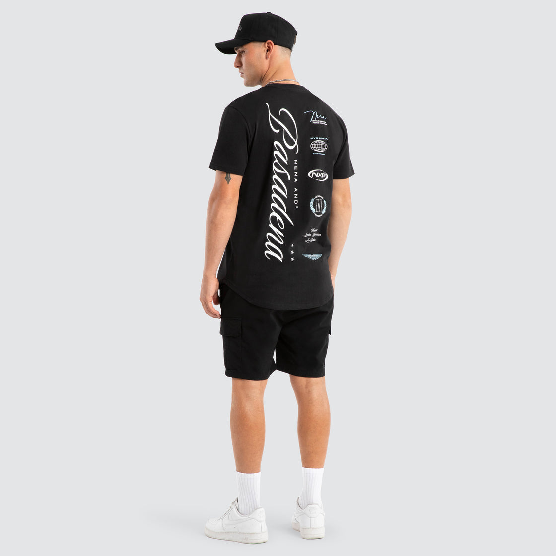 NXP Pledge Dual Curved Tee - Jet Black (view 4)