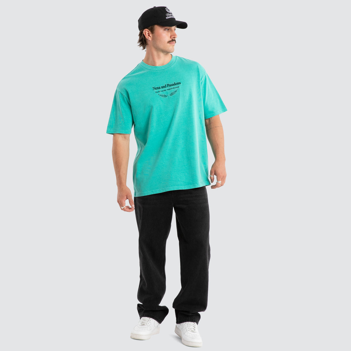 Buffer Box Fit Tee - Pigment Arcadia