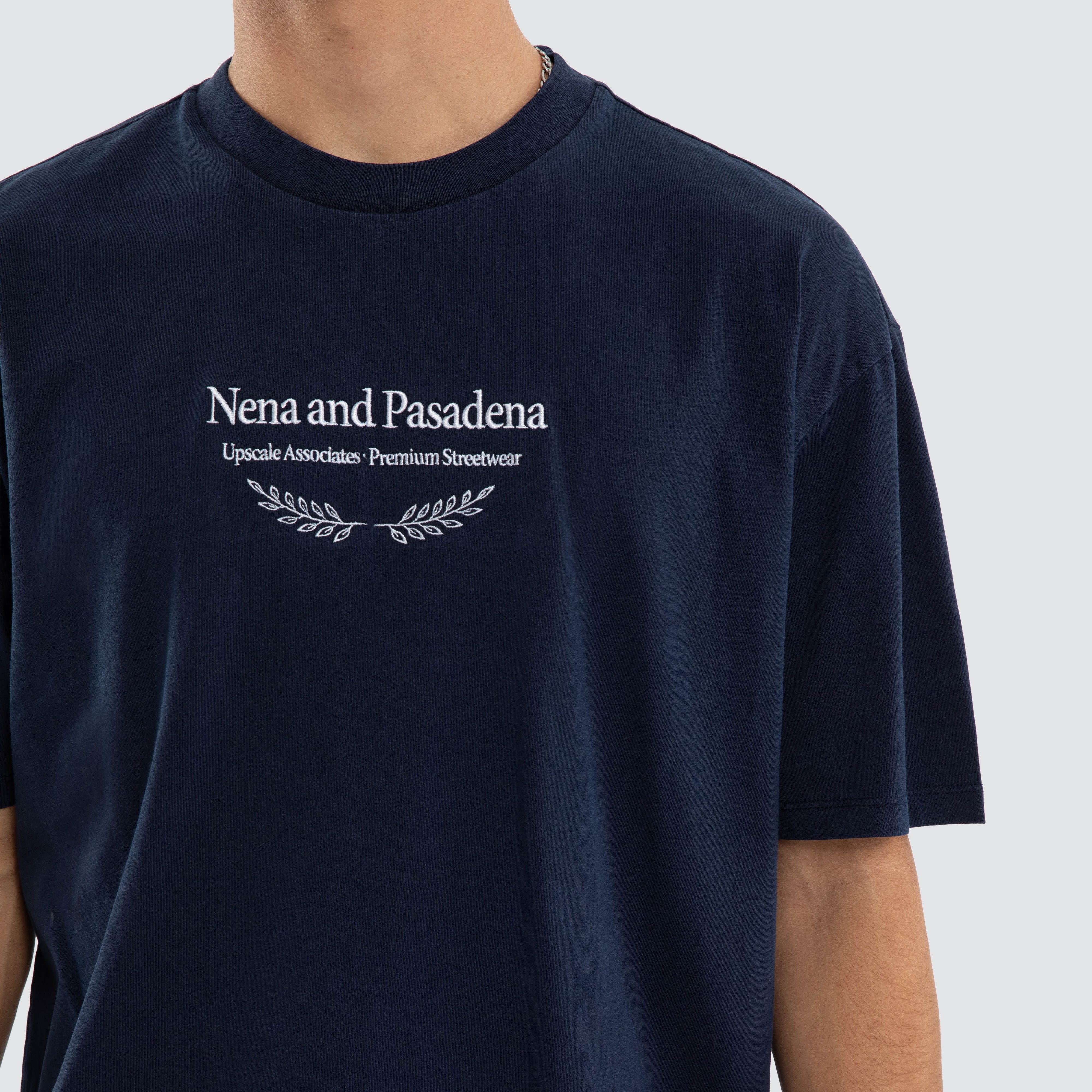 NXP Buffer Box Fit Tee Pigment Black - worn on model