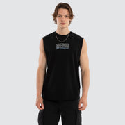 Efficient Relaxed Muscle - Jet Black - Catani Clothing