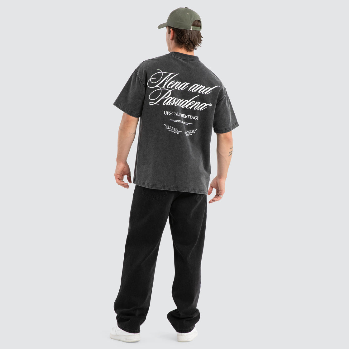 Heritage Loopback Raptor  Tee - Mineral Black