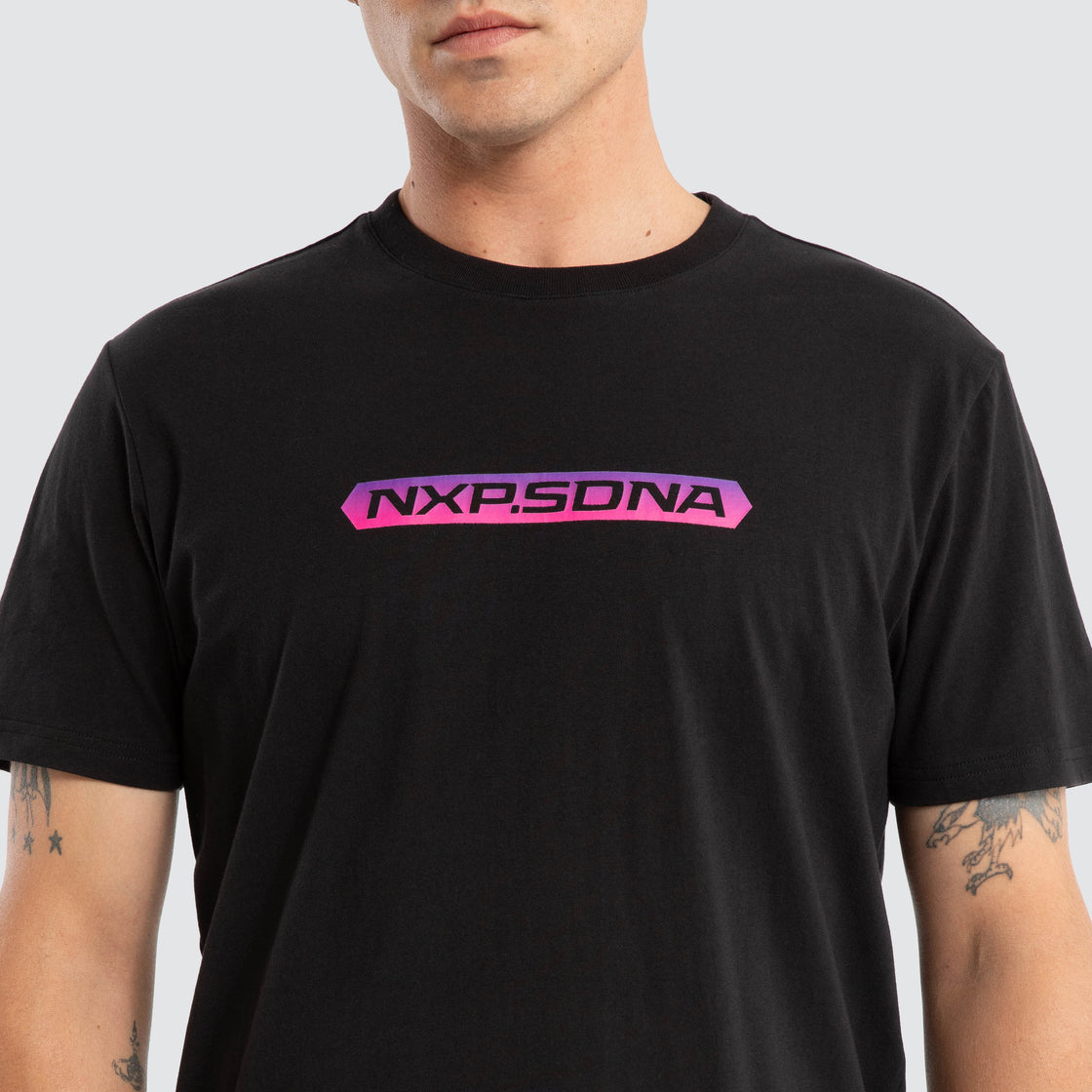 Score Dual Curved Tee - Jet Black