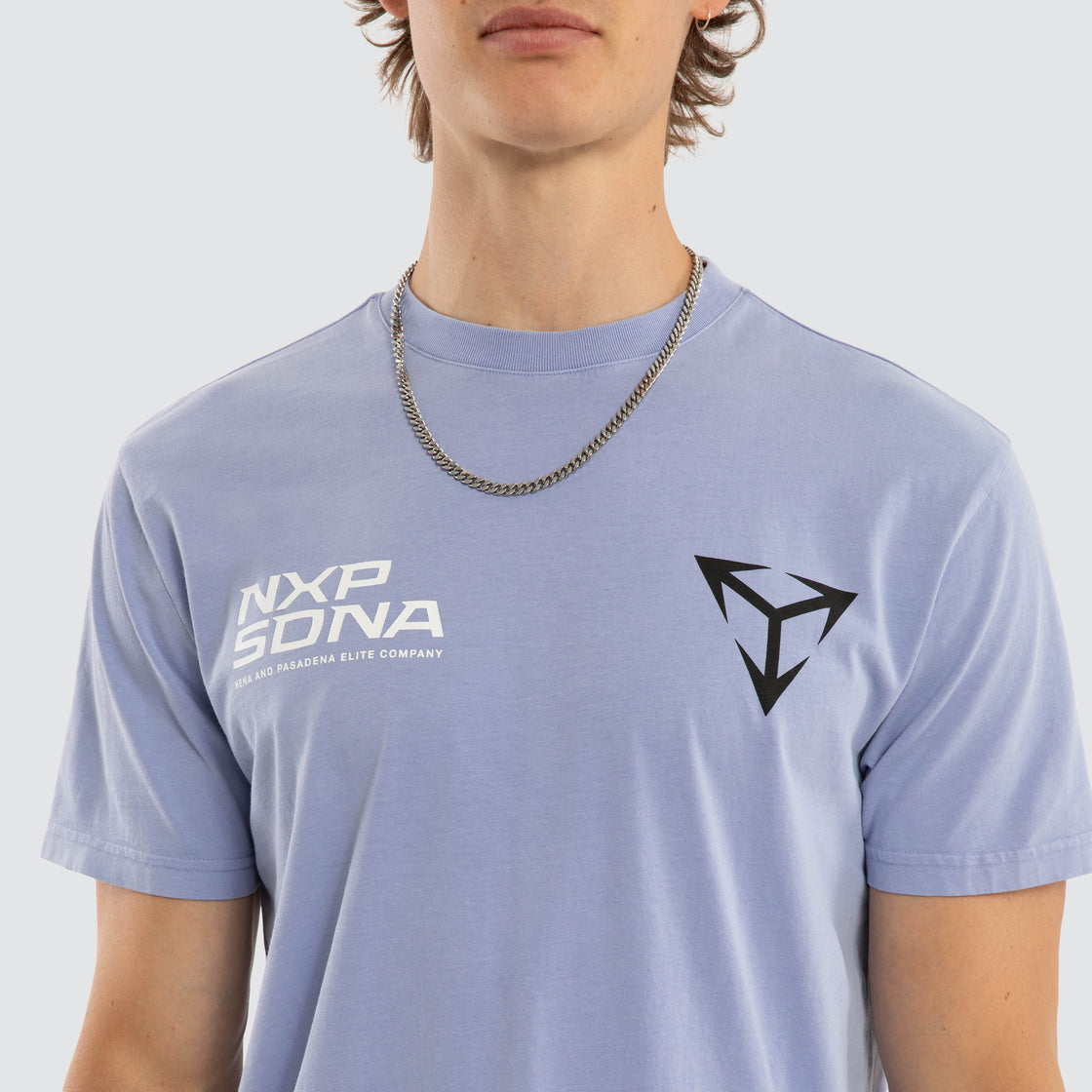 NXP Finest Dual Curved Tee - Pigment Thistle Down (view 3)
