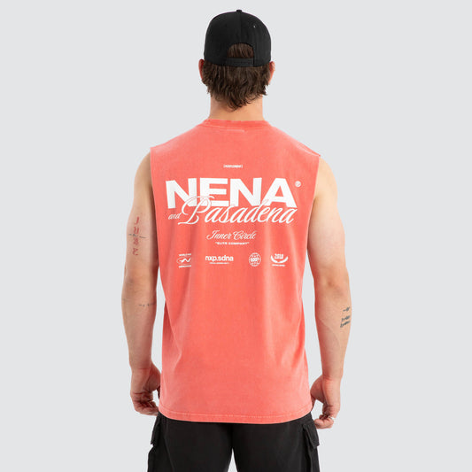 Demand Relaxed Muscle - Acid Wash Cayenne