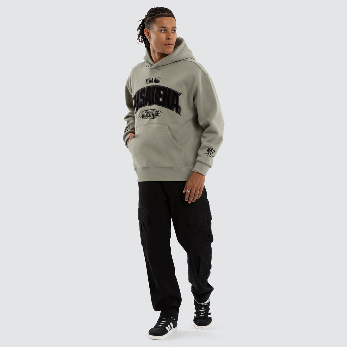 NXP Gym Relaxed Hoodie - Shadow (view 5)