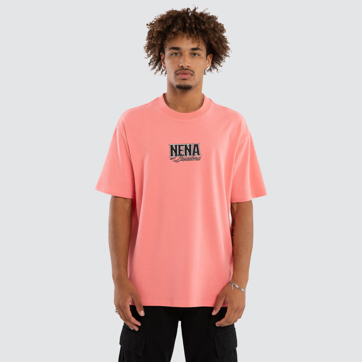 NXP Fuchsia Box Fit Tee Salmon Rose back