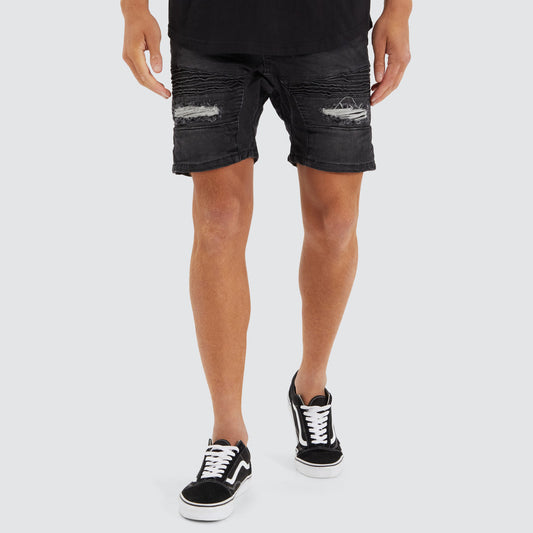 Viper Denim Short - Heavy Metal