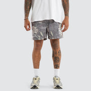 Carved Mesh Trackshort - Camo - Catani Clothing