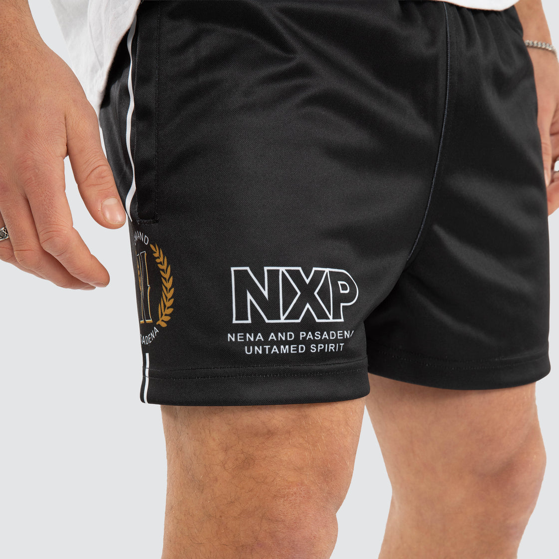 Lee Football Short - Jet Black - Catani Clothing
