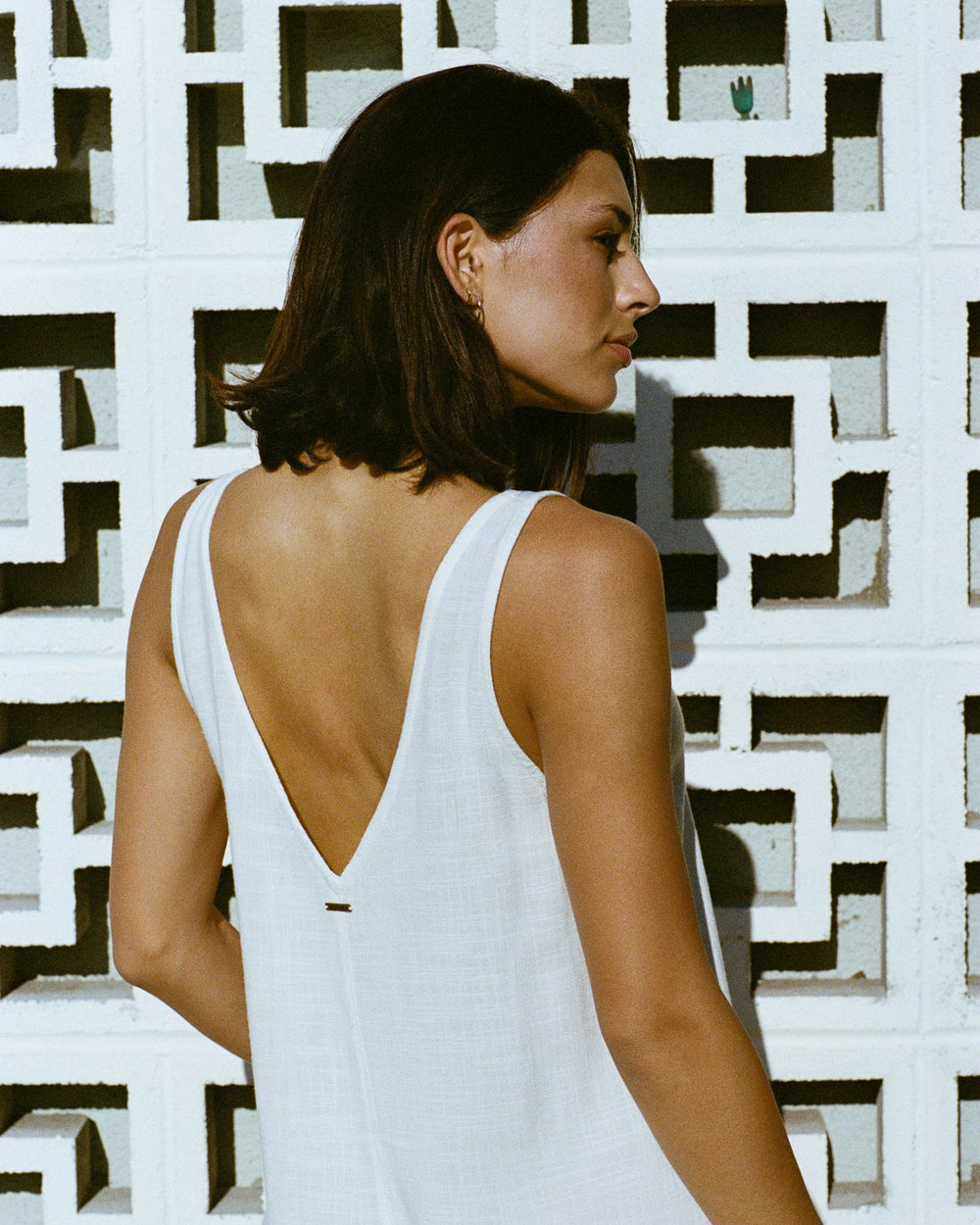 Emma Rushton Romper - Vintage White