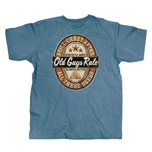 Still Crazy After All These Beers Tee - Heather Indigo