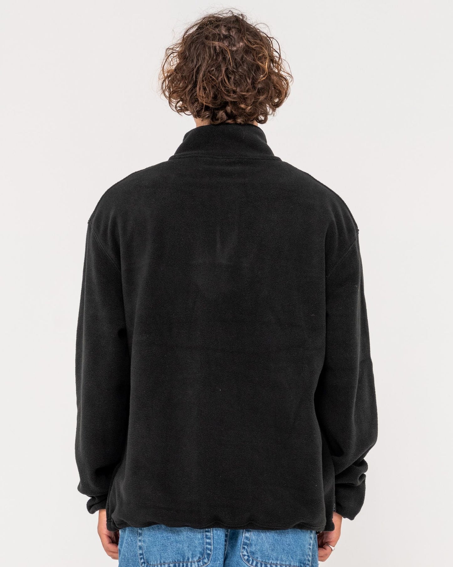 Core Division Quarter Zip Polar Fleece - Black