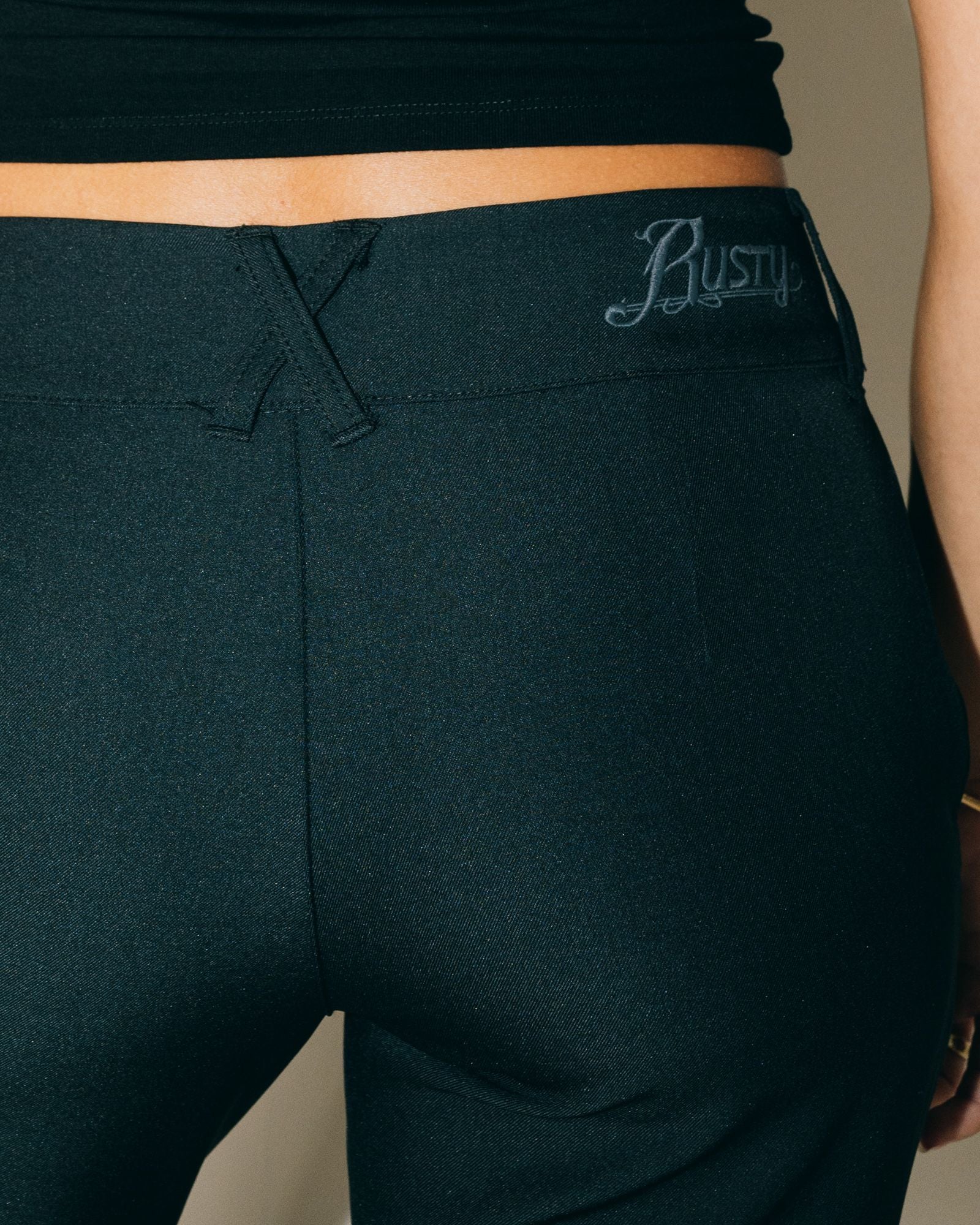 Rusty Finance Mummy Low Rise Suit Pant - Black (view 5)
