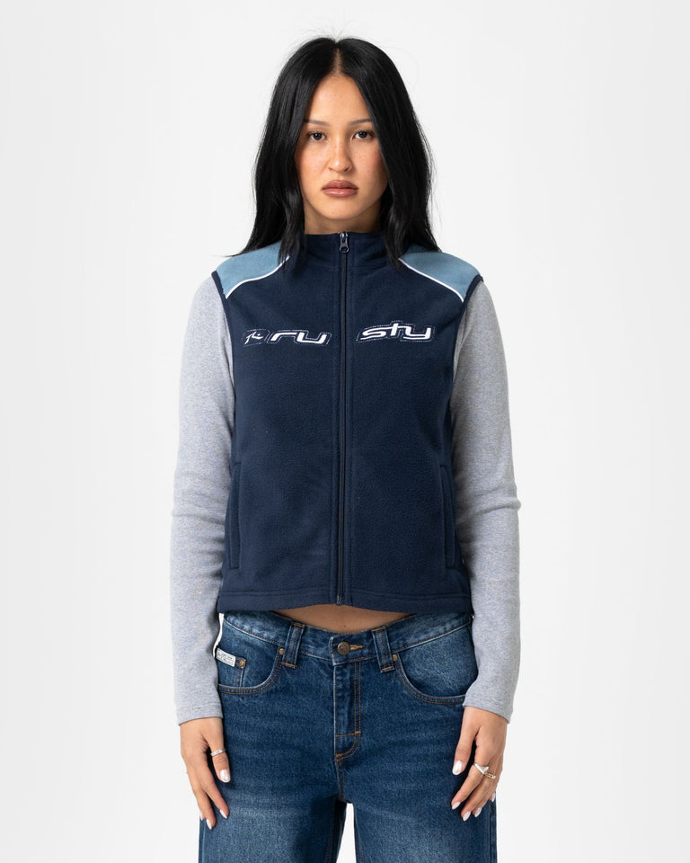 Mr Cool Polar Fleece Vest - Atlantic Blue - Catani Clothing
