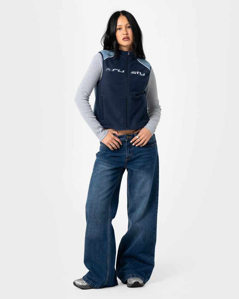 Mr Cool Polar Fleece Vest - Atlantic Blue - Catani Clothing