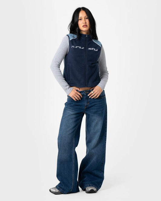 Mr Cool Polar Fleece Vest - Atlantic Blue