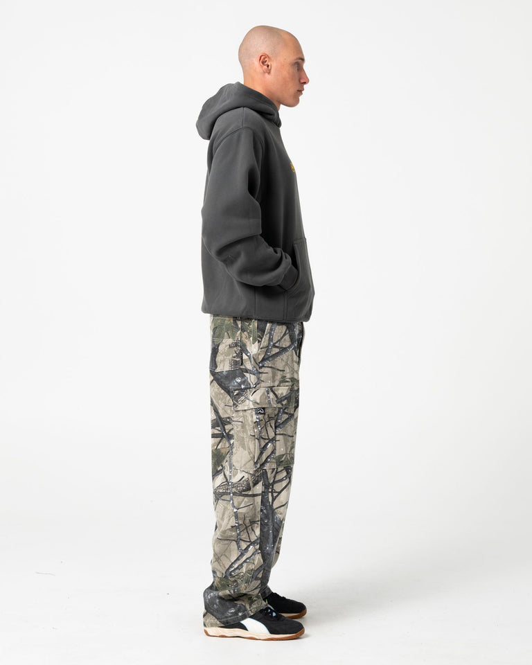 Rusty Outliner Hooded Fleece - Carbon (view 3)