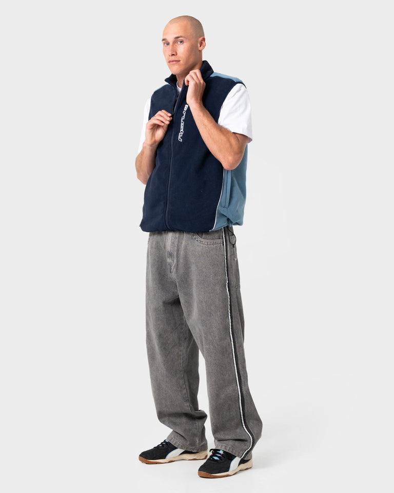 Rusty Phantom Polar Fleece Vest - Navy Blue (view 3)